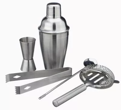 [Pack] Kit shaker cocktail - HAKER EN ACIER INOXYDABLE 3 pièces |  tireusesabiere.fr